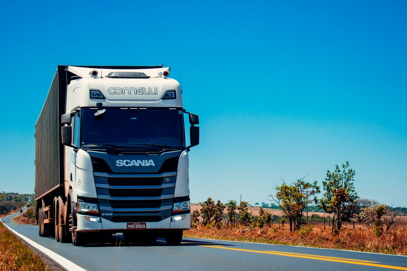 Tráiler en ruta para la gestión de transporte con SAP TM